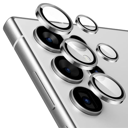 Lito S+ hátsó kamera védőfólia Samsung Galaxy S26 Ultra S948-hoz, Edzett üveg, Ezüst