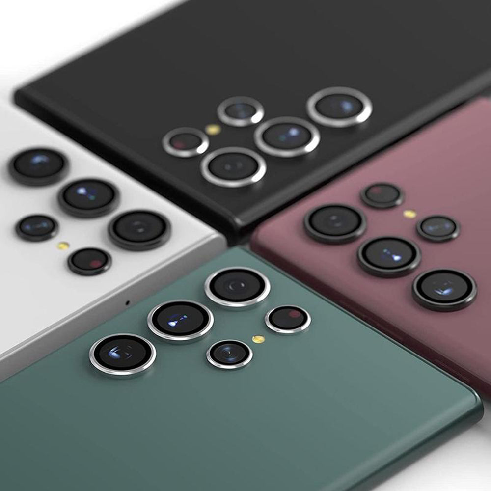 Lito S+ hátsó kamera védőfólia Samsung Galaxy S26 Ultra S948-hoz, Edzett üveg, Fekete