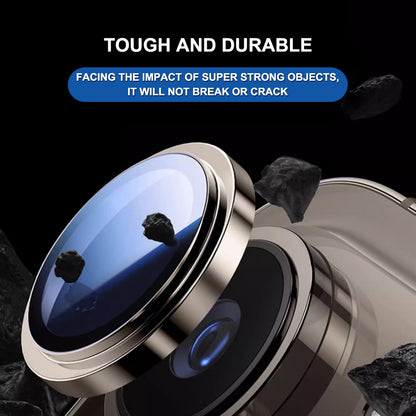 Hátlapi kamera védőfólia Lito Titanium AR Apple iPhone 17 Pro Max / 17 Pro készülékhez, Edzett üveg, Szürke