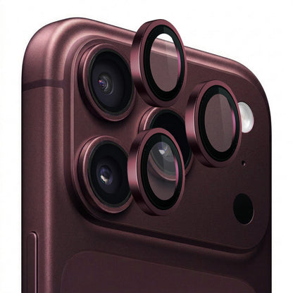Lito Titanium AR Rear Camera Protective Film for Apple iPhone 18 Pro / 18 Pro Max, Tempered Glass, Burgundy