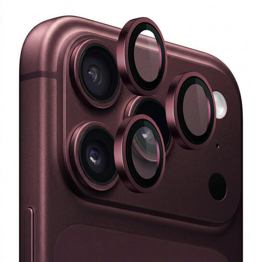 Lito Titanium AR Rear Camera Protective Film for Apple iPhone 18 Pro / 18 Pro Max, Tempered Glass, Burgundy