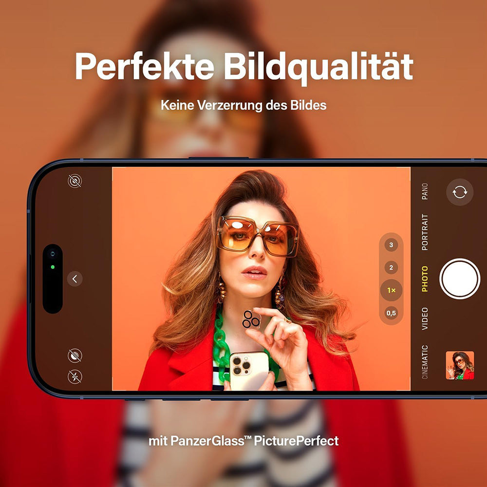 PanzerGlass PicturePerfect hátsó kamera védőfólia Apple iPhone 17 Pro-hoz, Edzett üveg, Átlátszó