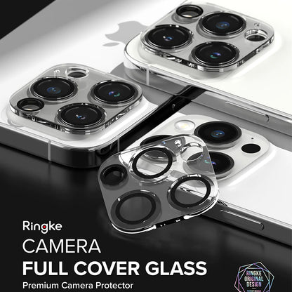 Ringke hátlapi kamera védőfólia Apple iPhone 15 Pro-hoz, edzett üveg, 2 darabos készlet, átlátszó