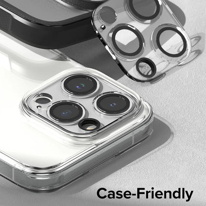 Ringke hátlapi kamera védőfólia Apple iPhone 15 Pro-hoz, edzett üveg, 2 darabos készlet, átlátszó