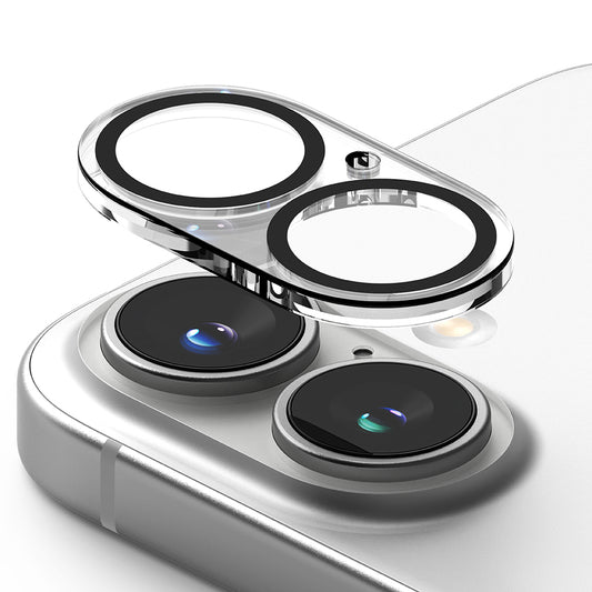 Ringke hátlapi kamera védőfólia Apple iPhone 16 Plus / 16-hoz, edzett üveg, 2 darabos készlet, átlátszó