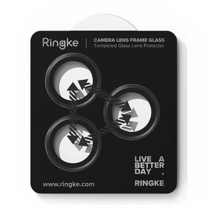 Ringke hátsó kamera védőfólia Apple iPhone 17 Pro Max / 17 Pro készülékhez, Edzett üveg, Fekete