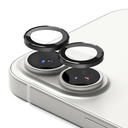 Ringke hátsó kamera védőfólia Apple iPhone 17-hez, Edzett üveg, Fekete