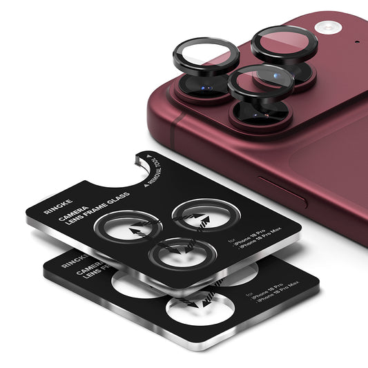 Ringke hátlapi kamera védőfólia Apple iPhone 18 Pro / 18 Pro Max készülékhez, edzett üveg, 2 darabos készlet, átlátszó