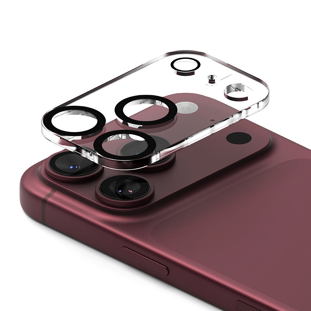 Ringke hátlapi kamera védőfólia Apple iPhone 18 Pro-hoz, edzett üveg, 2 darabos készlet, átlátszó
