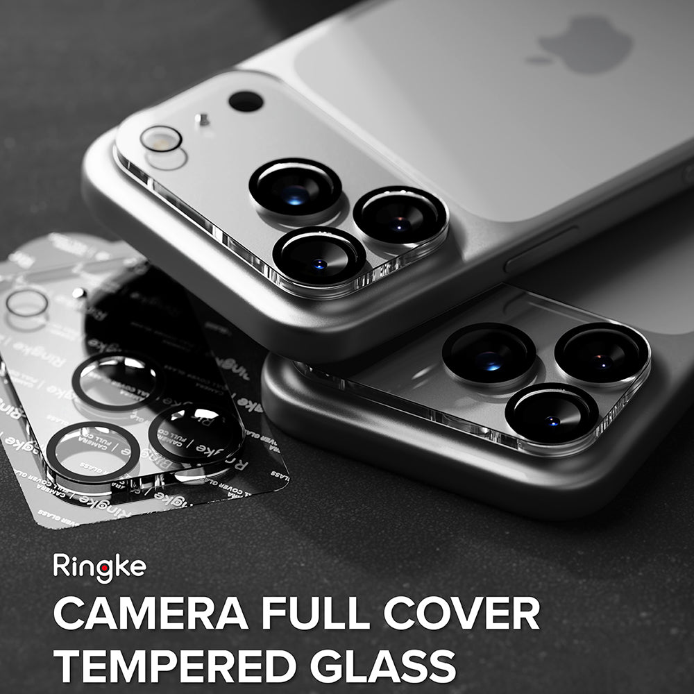 Ringke hátlapi kamera védőfólia Apple iPhone 18 Pro-hoz, edzett üveg, 2 darabos készlet, átlátszó