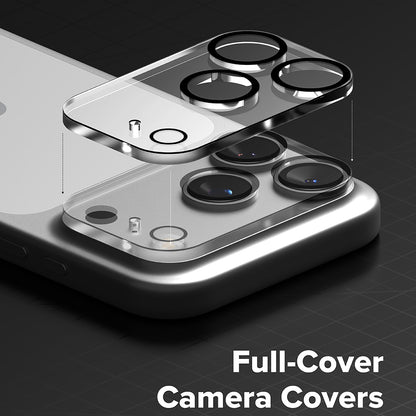 Ringke hátlapi kamera védőfólia Apple iPhone 18 Pro-hoz, edzett üveg, 2 darabos készlet, átlátszó