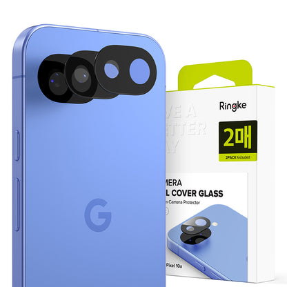 Ringke hátsó kamera védőfólia Google Pixel 10a-hoz, Edzett üveg, 2 darabos készlet, Átlátszó
