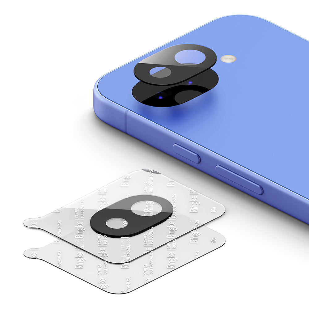 Ringke hátsó kamera védőfólia Google Pixel 10a-hoz, Edzett üveg, 2 darabos készlet, Átlátszó