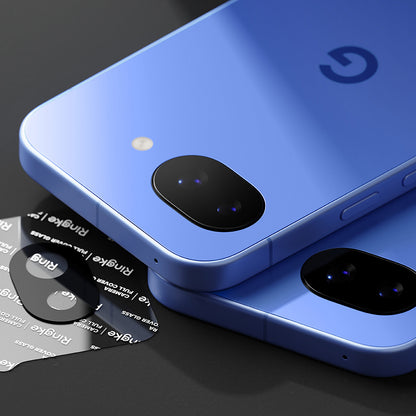 Ringke hátsó kamera védőfólia Google Pixel 10a-hoz, Edzett üveg, 2 darabos készlet, Átlátszó