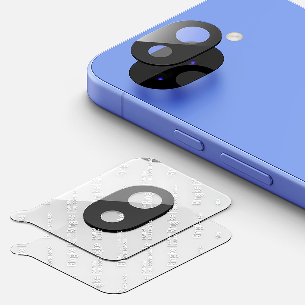 Ringke hátsó kamera védőfólia Google Pixel 10a-hoz, Edzett üveg, 2 darabos készlet, Átlátszó