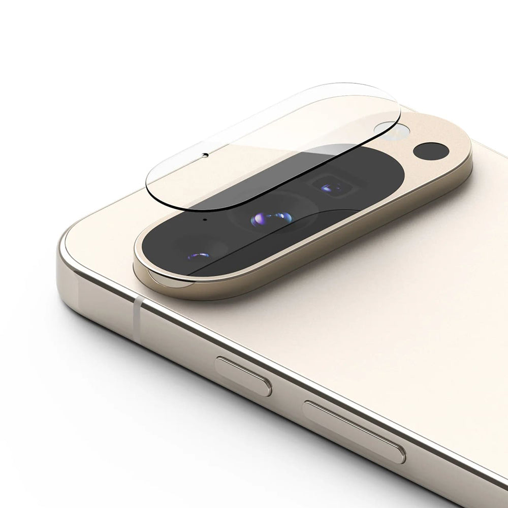 Ringke hátlapi kamera védőfólia Google Pixel 9 Pro-hoz, edzett üveg, 3 darabos készlet, átlátszó