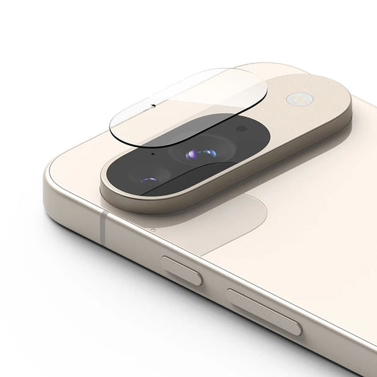 Ringke hátsó kamera védőfólia Google Pixel 9-hez, Edzett üveg, 3 darabos készlet, Átlátszó