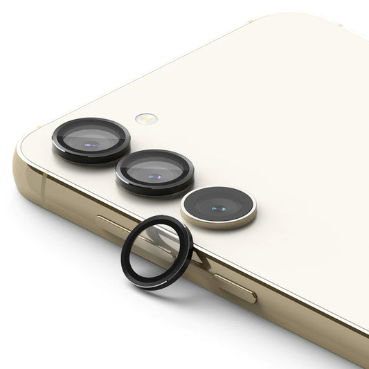 Ringke hátsó kamera védőfólia Samsung Galaxy S23+ S916 / S23 S911 készülékhez, Edzett üveg, Fekete