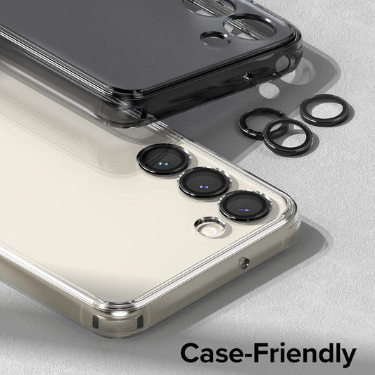 Ringke hátsó kamera védőfólia Samsung Galaxy S23+ S916 / S23 S911 készülékhez, Edzett üveg, Fekete