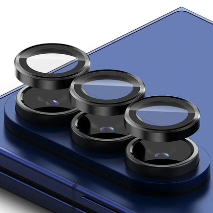 Ringke hátsó kamera védőfólia Samsung Galaxy Z Fold7 F966-hoz, Edzett üveg, 2 darabos készlet, Fekete