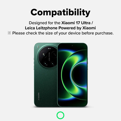 Ringke hátlapi kamera védőfólia Xiaomi 17 Ultra-hoz, edzett üveg, 2 darabos készlet, átlátszó