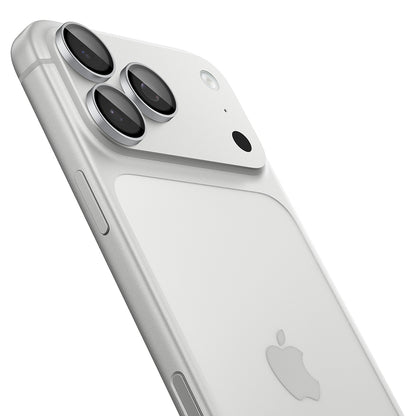 Spigen GlastR EZ FIT Optik Pro hátlapi kamera védőfólia Apple iPhone 18 Pro / 18 Pro Max készülékhez, edzett üveg, 2 darabos készlet, ezüst