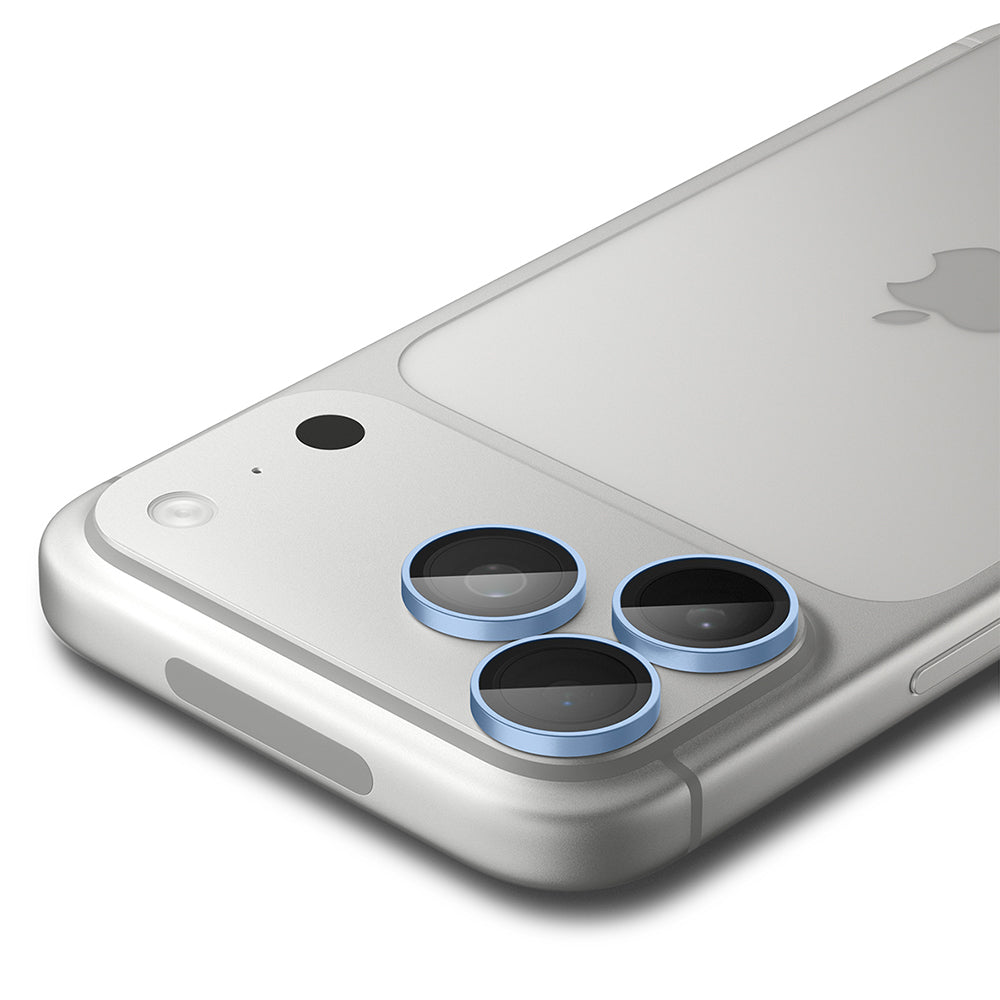 Spigen GlastR EZ FIT Optik Pro hátlapi kamera védőfólia Apple iPhone 18 Pro / 18 Pro Max készülékhez, edzett üveg, 2 darabos készlet, kék AGL12045