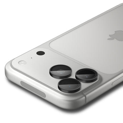 Spigen GlastR EZ FIT Optik Pro hátlapi kamera védőfólia Apple iPhone 18 Pro / 18 Pro Max készülékhez, edzett üveg, 2 darabos készlet, sötétszürke AGL12043