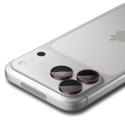 Spigen GlastR EZ FIT Optik Pro hátlapi kamera védőfólia Apple iPhone 18 Pro / 18 Pro Max készülékhez, edzett üveg, 2 darabos készlet, bordó