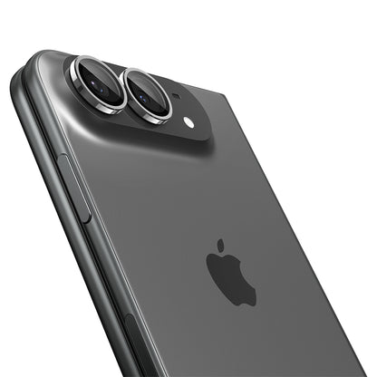 Spigen GlastR EZ FIT Optik Pro hátlapi kamera védőfólia Apple iPhone Duo számára, edzett üveg, 2 darabos készlet, szürke AGL12012