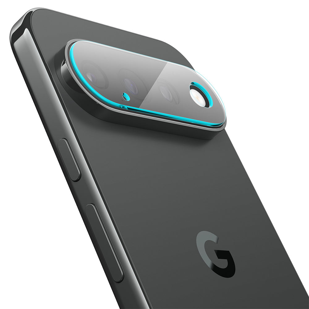 Spigen GlastR EZ FIT Optik Pro hátlapi kamera védőfólia Google Pixel 11 Pro-hoz, edzett üveg, 2 darabos készlet, fekete AGL11484