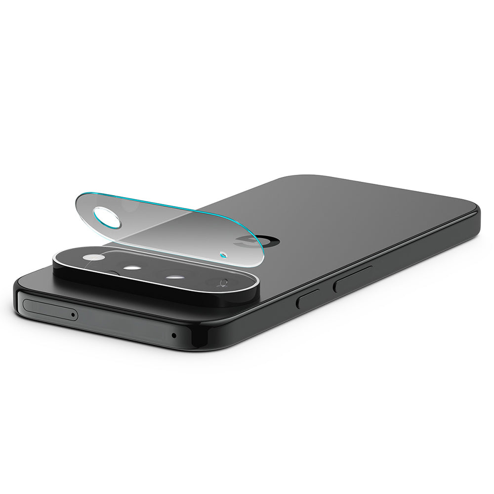 Spigen GlastR EZ FIT Optik Pro hátlapi kamera védőfólia Google Pixel 11 Pro-hoz, edzett üveg, 2 darabos készlet, fekete AGL11484