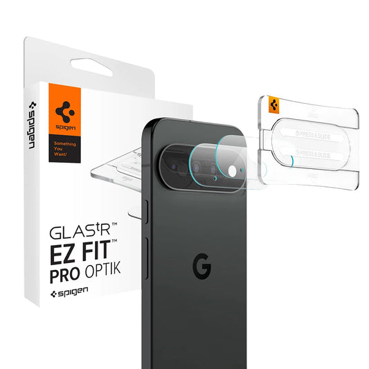 Spigen GlastR EZ FIT Optik Pro hátlapi kamera védőfólia Google Pixel 11-hez, edzett üveg, 2 darabos készlet, átlátszó AGL11479