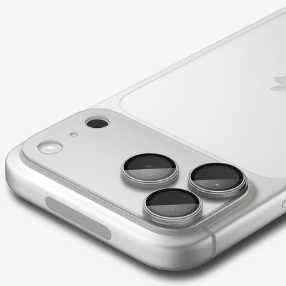 Spigen GlastR EZ FIT Optik Pro XL hátlapi kamera védőfólia Apple iPhone 18 Pro-hoz, edzett üveg, ezüst AGL12038