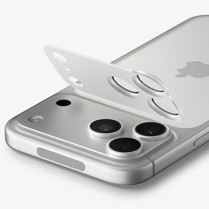Spigen GlastR EZ FIT Optik Pro XL hátlapi kamera védőfólia Apple iPhone 18 Pro-hoz, edzett üveg, ezüst AGL12038