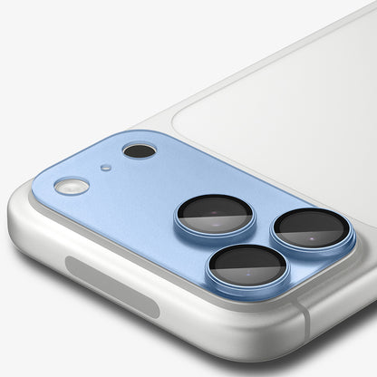 Spigen GlastR EZ FIT Optik Pro XL hátlapi kamera védőfólia Apple iPhone 18 Pro-hoz, edzett üveg, kék AGL12037
