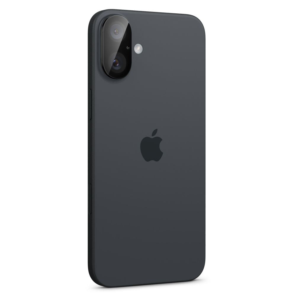 Védőfólia Spigen GlastR Optik hátsó kamera számára Apple iPhone 16 Plus / 16, Edzett üveg, 2 darabos készlet, Fekete AGL07922