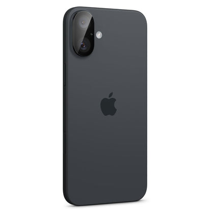 Védőfólia Spigen GlastR Optik hátsó kamera számára Apple iPhone 16 Plus / 16, Edzett üveg, 2 darabos készlet, Fekete AGL07922