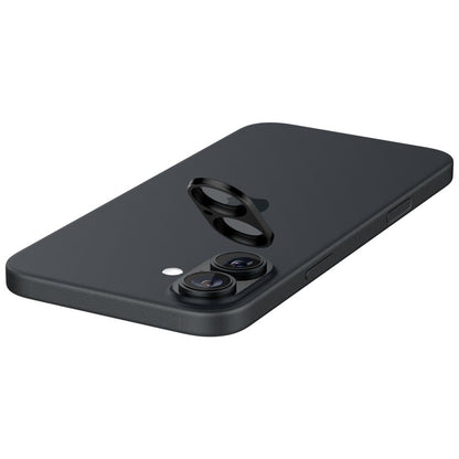 Védőfólia Spigen GlastR Optik hátsó kamera számára Apple iPhone 16 Plus / 16, Edzett üveg, 2 darabos készlet, Fekete AGL07922