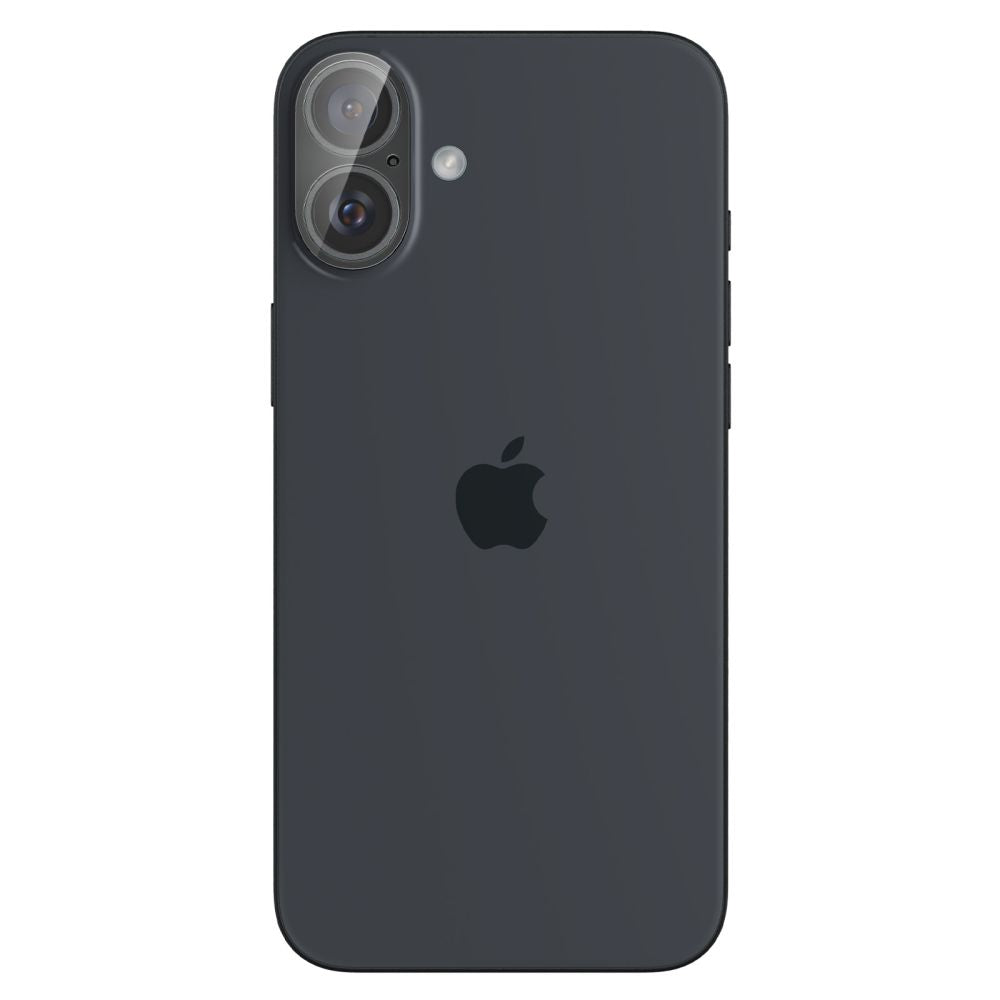 Spigen GlastR Optik hátlapi kamera védőfólia Apple iPhone 16 Plus / 16 készülékhez, edzett üveg, 2 darabos készlet, átlátszó AGL07923