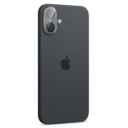Spigen GlastR Optik hátlapi kamera védőfólia Apple iPhone 16 Plus / 16 készülékhez, edzett üveg, 2 darabos készlet, átlátszó AGL07923