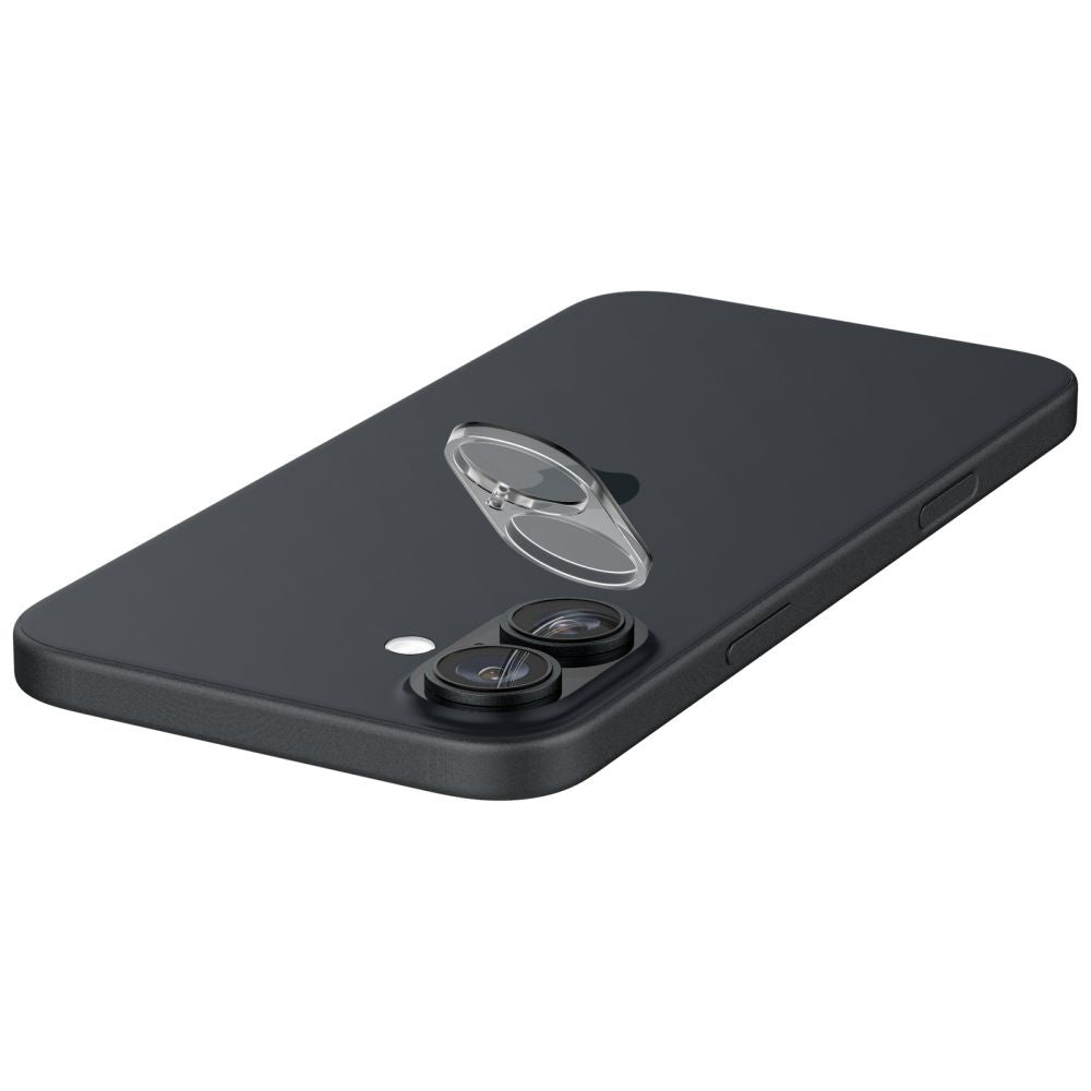 Spigen GlastR Optik hátlapi kamera védőfólia Apple iPhone 16 Plus / 16 készülékhez, edzett üveg, 2 darabos készlet, átlátszó AGL07923
