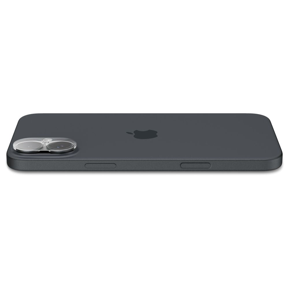 Spigen GlastR Optik hátlapi kamera védőfólia Apple iPhone 16 Plus / 16 készülékhez, edzett üveg, 2 darabos készlet, átlátszó AGL07923