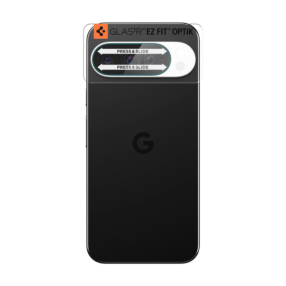 Spigen GlastR Optik hátlapi kamera védőfólia Google Pixel 10 Pro-hoz, edzett üveg, 2 darabos készlet, átlátszó AGL09662