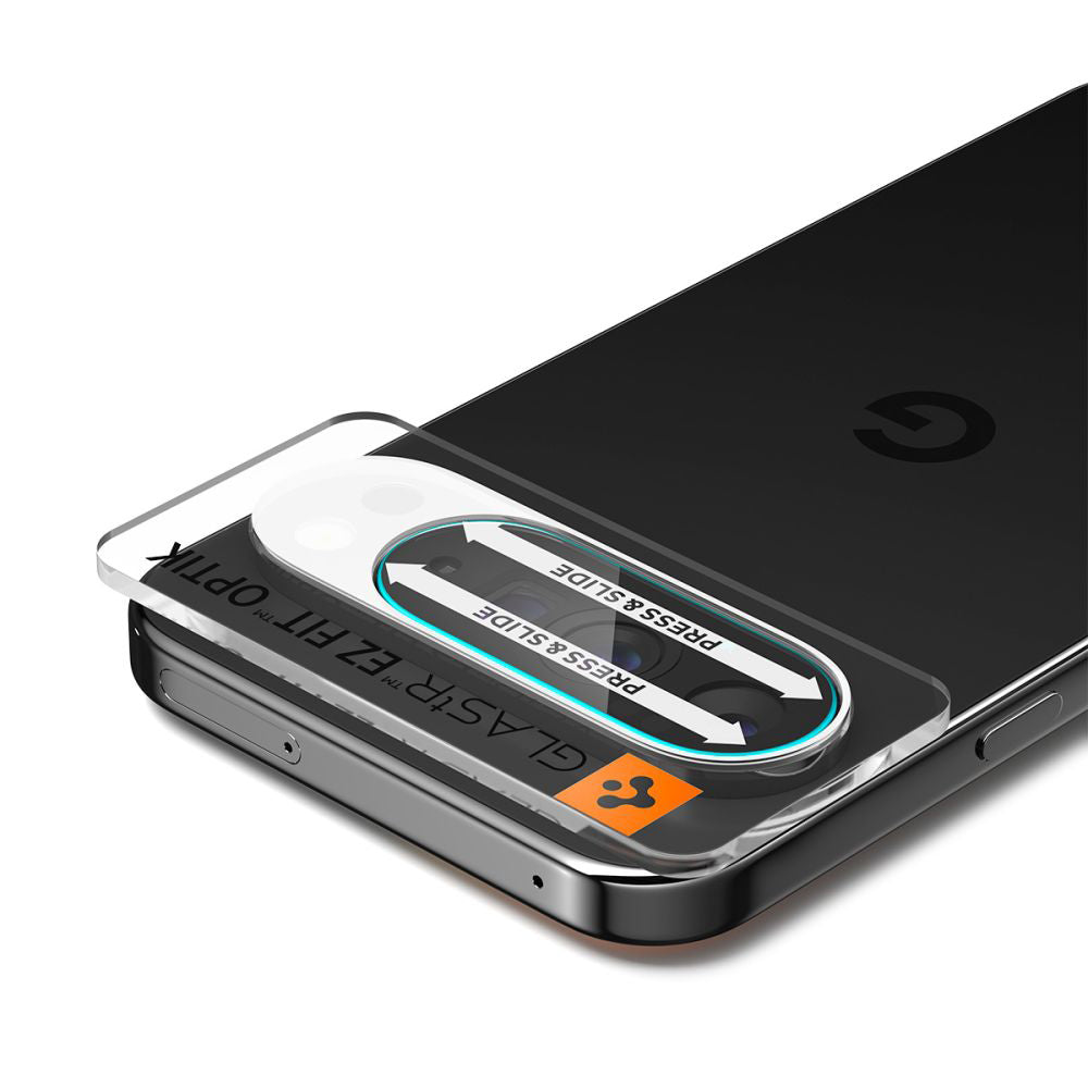 Spigen GlastR Optik hátlapi kamera védőfólia Google Pixel 10 Pro-hoz, edzett üveg, 2 darabos készlet, átlátszó AGL09662