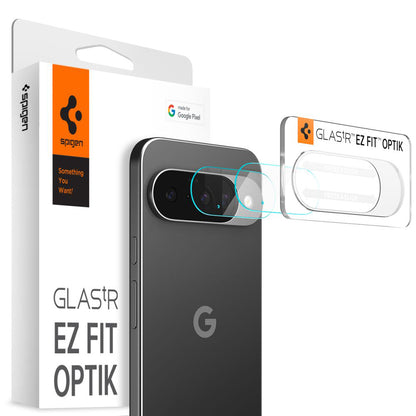Spigen GlastR Optik hátlapi kamera védőfólia Google Pixel 10-hez, edzett üveg, 2 darabos készlet, átlátszó AGL09661
