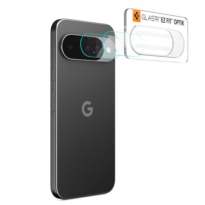 Spigen GlastR Optik hátlapi kamera védőfólia Google Pixel 10-hez, edzett üveg, 2 darabos készlet, átlátszó AGL09661