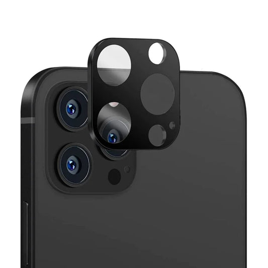 Techsuit hátlapi kameravédő fólia Apple iPhone 12 Pro Max készülékhez, edzett üveg, fekete