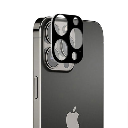 Techsuit hátlapi kameravédő fólia Apple iPhone 13 Pro Max / 13 Pro készülékhez, edzett üveg, fekete