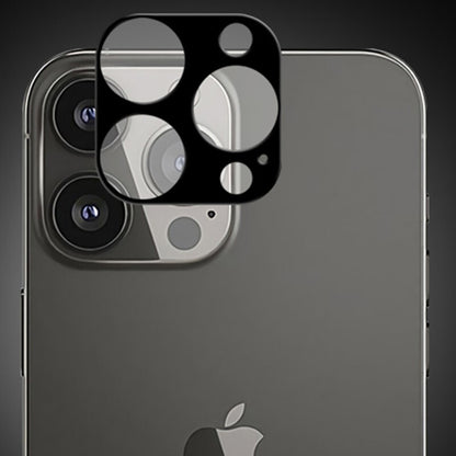 Techsuit hátlapi kameravédő fólia Apple iPhone 13 Pro Max / 13 Pro készülékhez, edzett üveg, fekete